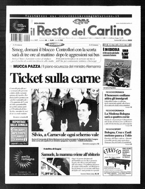 Il Resto del Carlino : giornale dell'Emilia